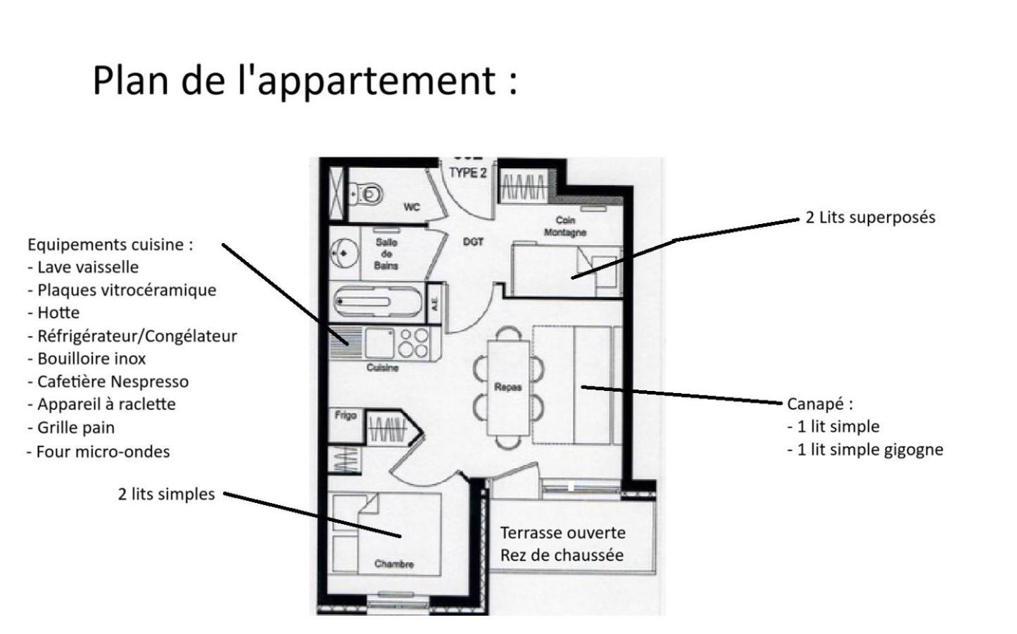 Le Hameau Spa & Piscine Appartement 2 Pieces 6Pers By Alpvision Residences Orelle Luaran gambar